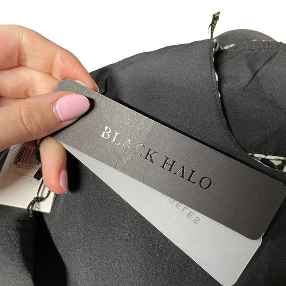 Black Halo Hepburn Off-the-shoulder Sheath Dress In Kaleidoscope Size‎ 0 - Picture 13 of 14